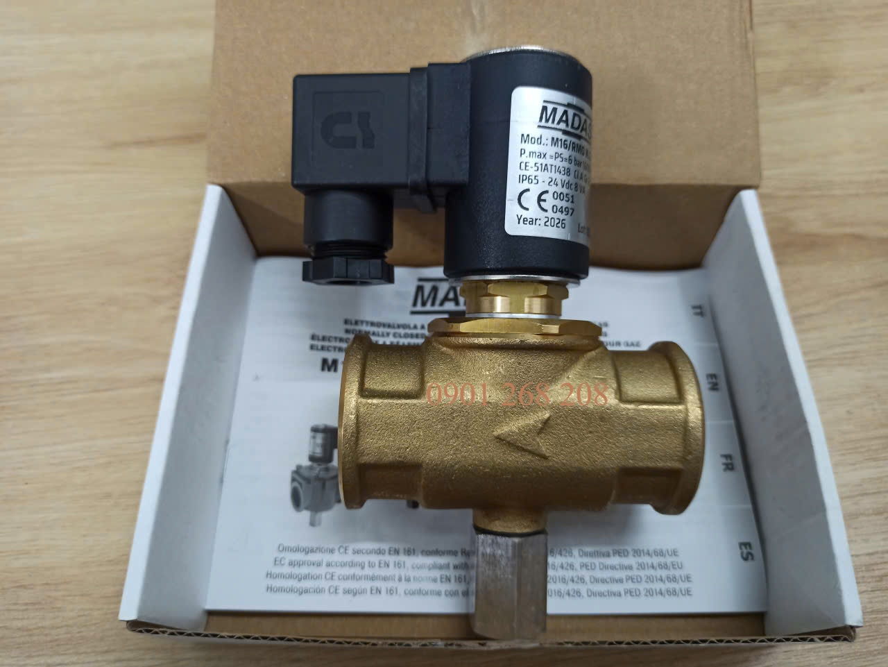 van dien tu madas M26/RMO NC DN25 24VDC